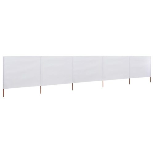 Wind Screen Fabric – 600×120 cm, Sand White