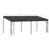 Wall-mounted Gazebo – 6x3x2.5 m, Anthracite