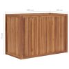 Raised Bed Solid Teak Wood – 100x50x70 cm