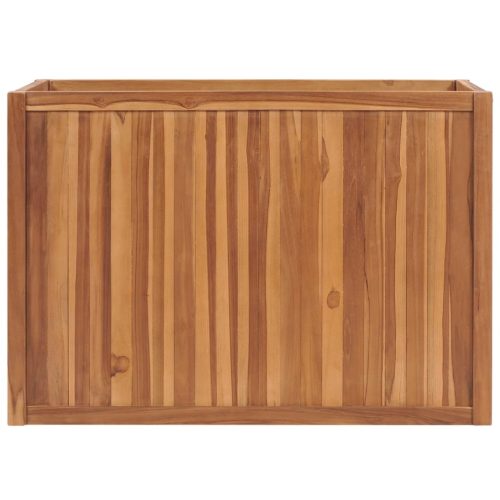 Raised Bed Solid Teak Wood – 100x50x70 cm