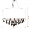 Chandelier with 85 Crystals – White