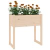 Planter 78x40x81 cm Solid Wood Pine