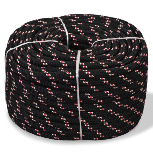 Marine Rope Polypropylene – 8 mm 100 m, Black and Red