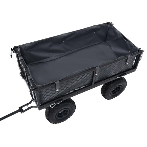 Garden Cart Liner Fabric – 81x41x21 cm, Dark Grey