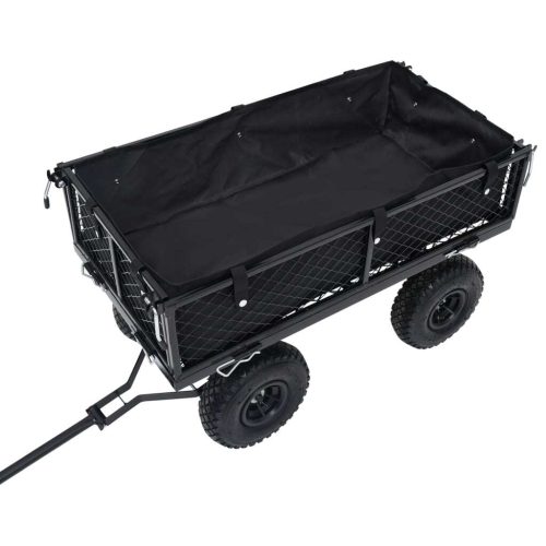 Garden Cart Liner Fabric – 81x41x21 cm, Black