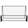 2 in 1 Soccer Rebounder Football Goal 202x104x120 cm Steel