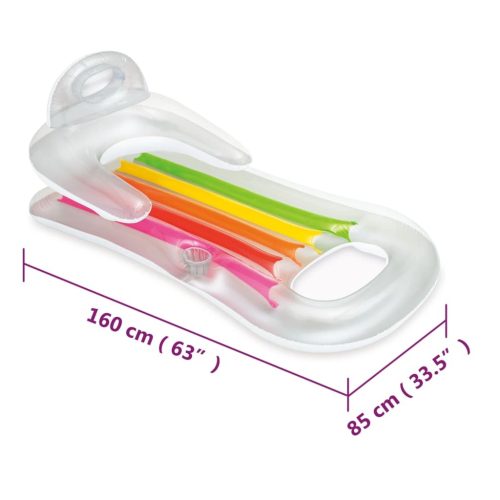 Inflatable Pool Lounger 160×85 cm Vinyl