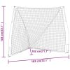 Portable Baseball Net Orange and Black 183x182x183cm Steel and Polyester