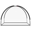 Golf Practice Net Black 300x150x210 cm Polyester