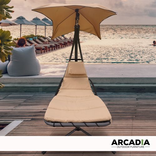 Arcadia Furniture Hammock Swing Chair – Beige