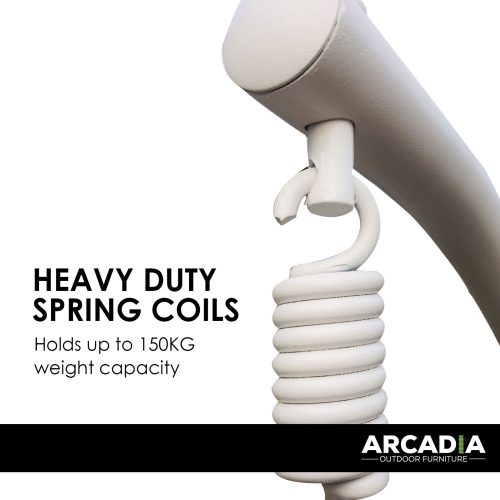 Arcadia Furniture Rocking Egg Chair – Oatmeal and Grey