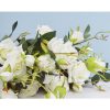 12pcs Artificial Silk Flower Fake Rose Bouquet Table Decor – White