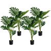 120cm Artificial Green Indoor Turtle Back Fake Decoration Tree Flower Pot Plant – 4