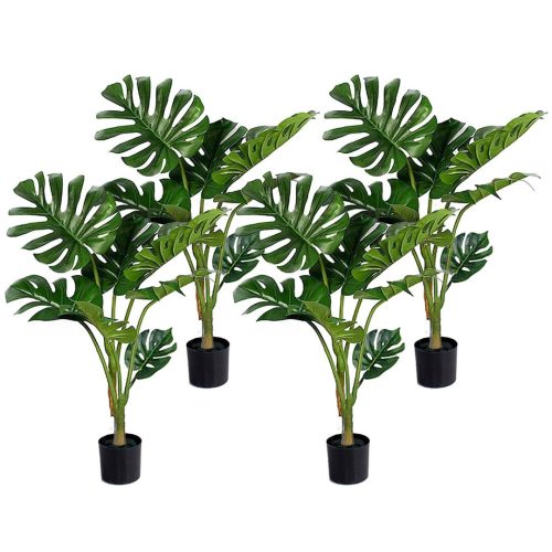 120cm Artificial Green Indoor Turtle Back Fake Decoration Tree Flower Pot Plant – 4