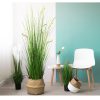 Green Artificial Indoor Potted Reed Grass Tree Fake Plant Simulation Decorative