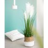 Green Artificial Indoor Potted Reed Grass Tree Fake Plant Simulation Decorative