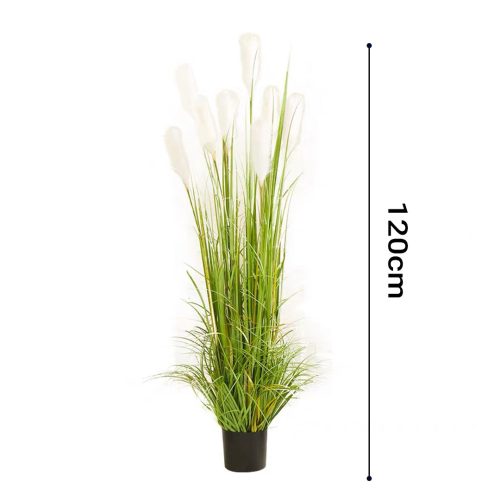 Green Artificial Indoor Potted Reed Grass Tree Fake Plant Simulation Decorative