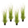 Green Artificial Indoor Potted Reed Grass Tree Fake Plant Simulation Decorative