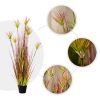 Purple-Red Artificial Indoor Potted Papyrus Plant Tree Fake Simulation Decorative