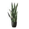 Artificial Indoor Snake Sansevieria Plant Fake Decoration Tree Flower Pot