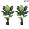 Artificial Indoor Potted Turtle Back Fake Decoration Tree Flower Pot Plant