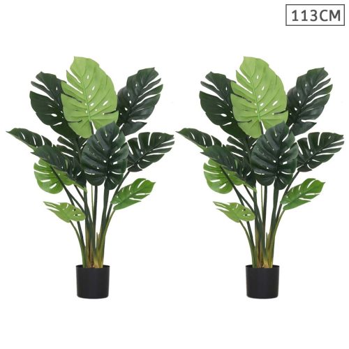 Artificial Indoor Potted Turtle Back Fake Decoration Tree Flower Pot Plant