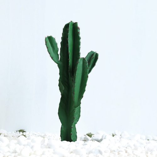 70cm Green Artificial Indoor Cactus Tree Fake Plant Simulation Decorative 5 Heads – 2