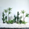 70cm Green Artificial Indoor Cactus Tree Fake Plant Simulation Decorative 5 Heads – 2