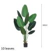 Artificial Green Indoor Traveler Banana Fake Decoration Tree Flower Pot Plant