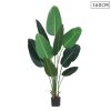 Artificial Green Indoor Traveler Banana Fake Decoration Tree Flower Pot Plant