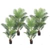 Artificial Swallowtail Sunflower Fake Decoration Tree Flower Pot Plant