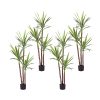 Artificial Natural Green Dracaena Yucca Tree Fake Tropical Indoor Plant Home Office Decor