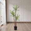 Artificial Natural Green Dracaena Yucca Tree Fake Tropical Indoor Plant Home Office Decor