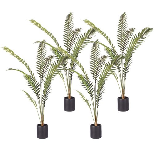 Artificial Green Rogue Hares Foot Fern Tree Fake Tropical Indoor Plant Home Office Decor