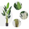 Artificial Giant Green Birds of Paradise Tree Fake Tropical Indoor Plant Home Office Decor