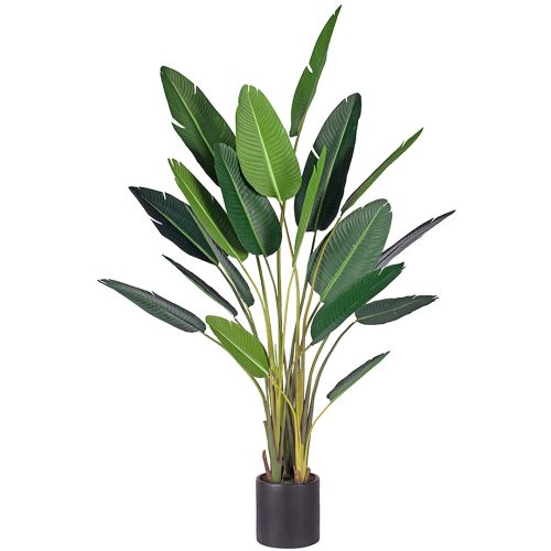 Artificial Giant Green Birds of Paradise Tree Fake Tropical Indoor Plant Home Office Decor