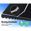 Folding Arm Awning Outdoor Awning Retractable Sunshade – 5×3 m, Grey