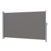 Side Awning Sun Shade Outdoor Retractable Privacy Screen 1.8X3M Grey