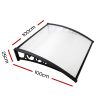 DIY Window Door Awning Cover – 1×1 m, Transparent