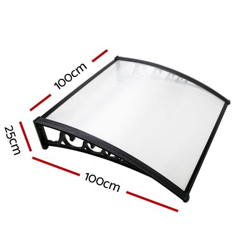 DIY Window Door Awning Cover – 1×1 m, Transparent