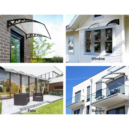DIY Window Door Awning Cover – 1×1 m, Transparent