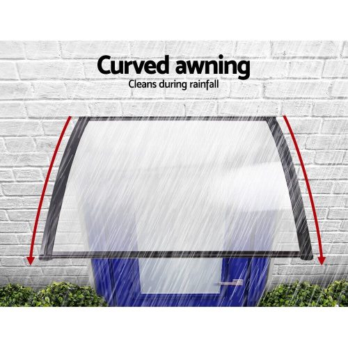 DIY Window Door Awning Cover – 1×1 m, Transparent