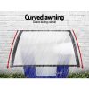 DIY Window Door Awning Cover – 1×1.2 m, Transparent