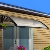 DIY Window Door Awning Cover – 1×1.2 m, Transparent
