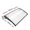 DIY Window Door Awning Cover – 1×1.5 m, Transparent