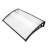 DIY Window Door Awning Cover – 1×1.5 m, Transparent
