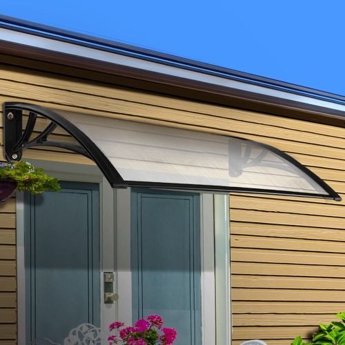 DIY Window Door Awning Cover – 1×1.5 m, Transparent