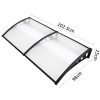 DIY Window Door Awning Cover – 1×2 m, Transparent