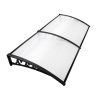 DIY Window Door Awning Cover – 1×2 m, Transparent