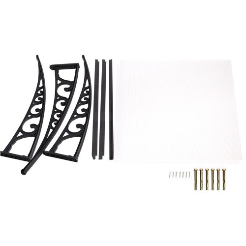 DIY Window Door Awning Cover – 1×2 m, Transparent